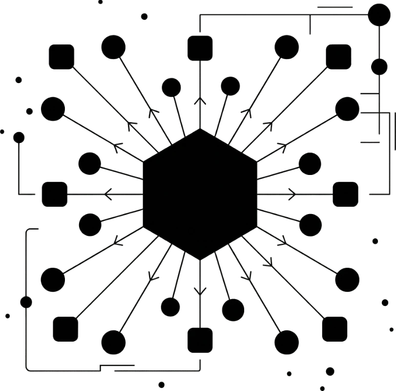 Illustrasjon av AI-tjenester