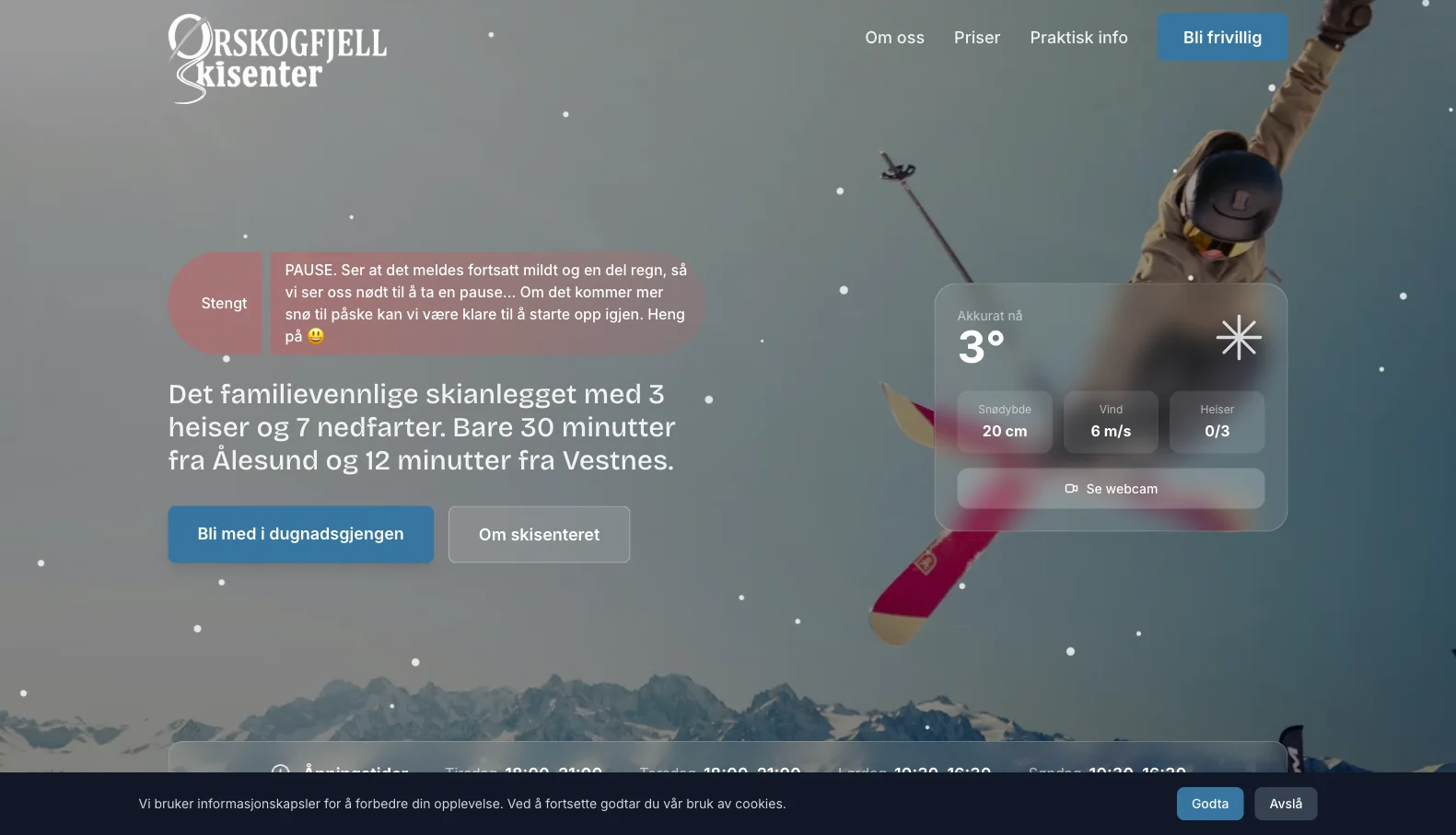 Ørskogfjellet Skilag nettside