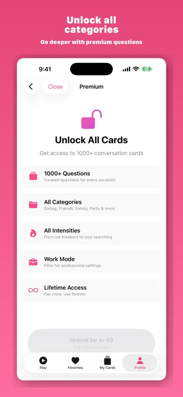 Kindling Cards — premium